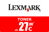 Toner fr Lexmark Drucker