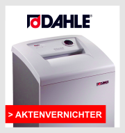 Aktenvernichter von Dahle inkl. Wartung und Reparatur